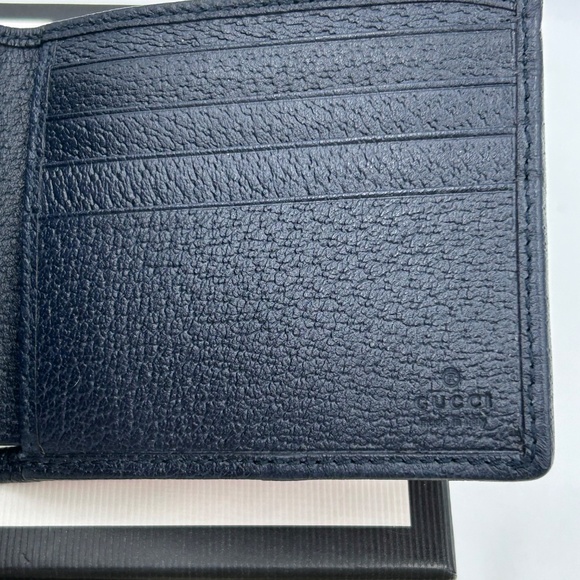 Gucci multicolor canvas/leather bifold wall made in Italy - Picture 7 of 8